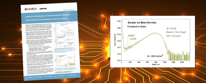 Analysis of Hydrogen in Semiconductor Materials